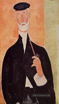  Rohr Galerie - Mann mit einem Rohr des Notar von Nizza 1918 Amedeo Modigliani